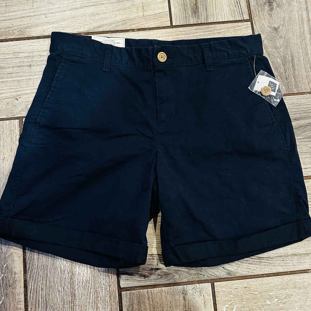 Women's navy blue Cargo Shorts